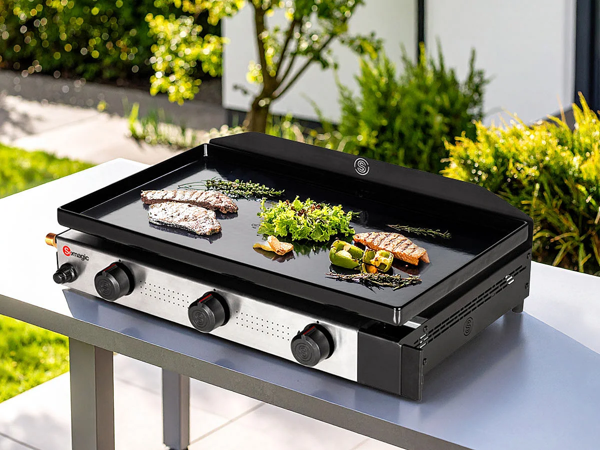 Plancha de gas SOLIA 300 3 quemadores 6,45kW