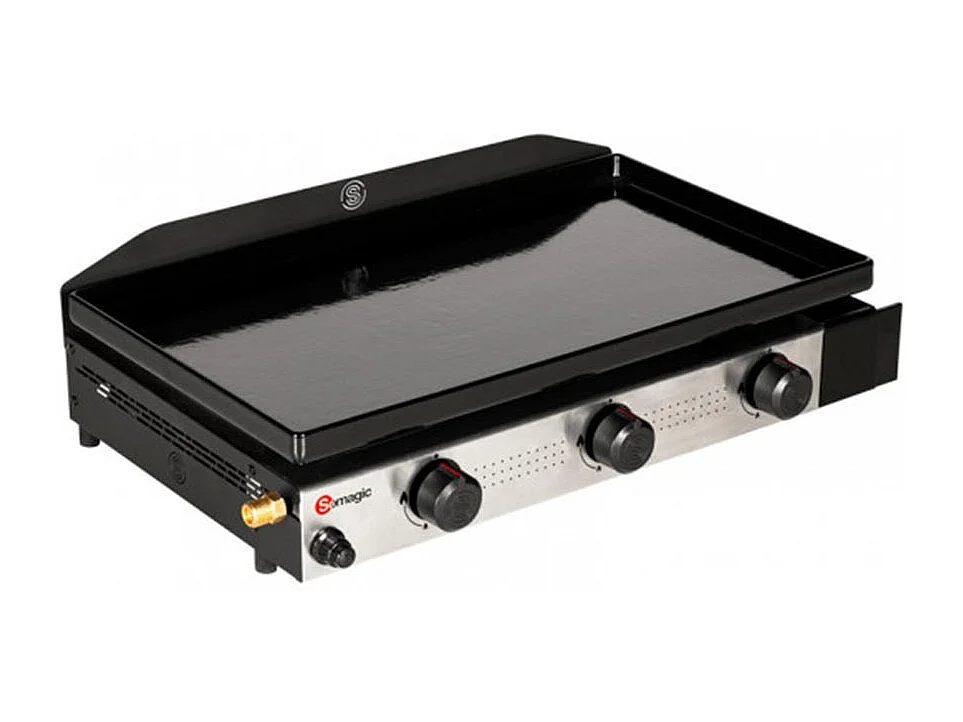 Plancha de gas SOLIA 300 3 quemadores 6,45kW