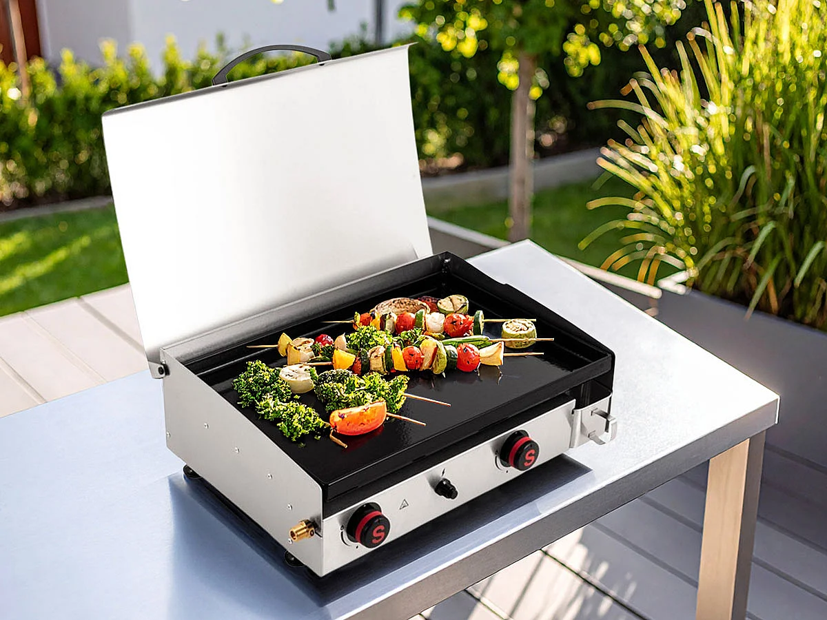 Plancha gaz 2 brûleurs Arenc 6 kW - Somagic