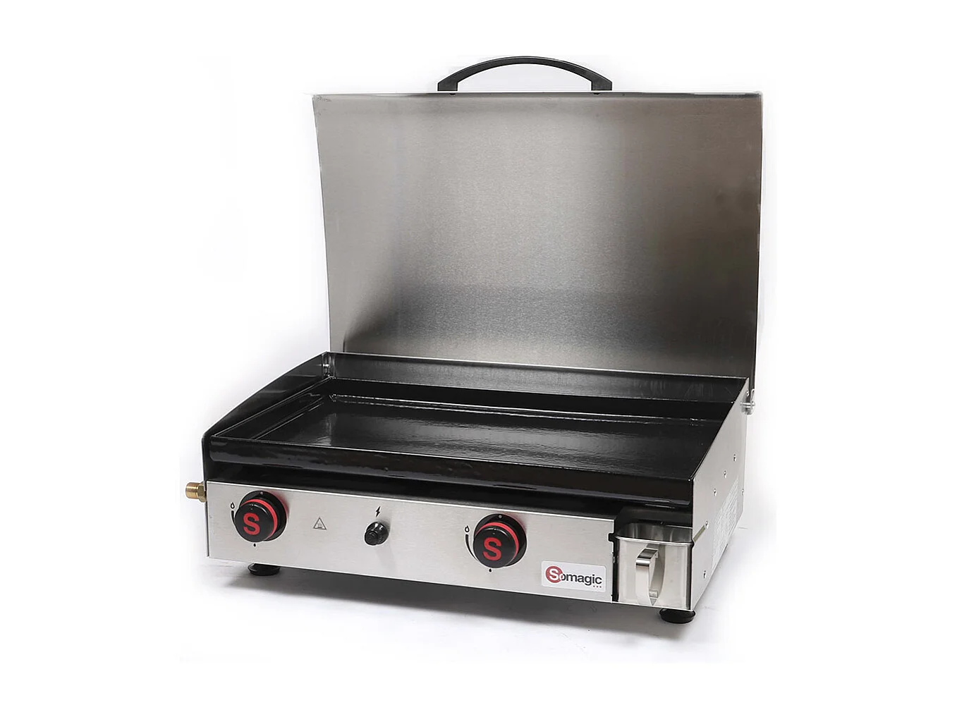 Plancha gaz 2 brûleurs Arenc 6 kW - Somagic