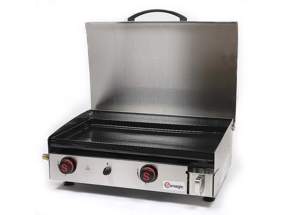Plancha gaz 2 brûleurs Arenc - Somagic