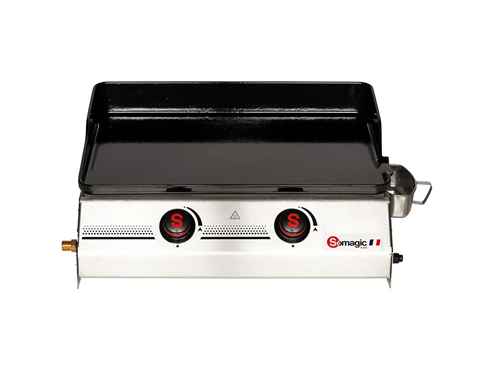 Gas bakplaat SO PREMIUM 2 branders 7kW