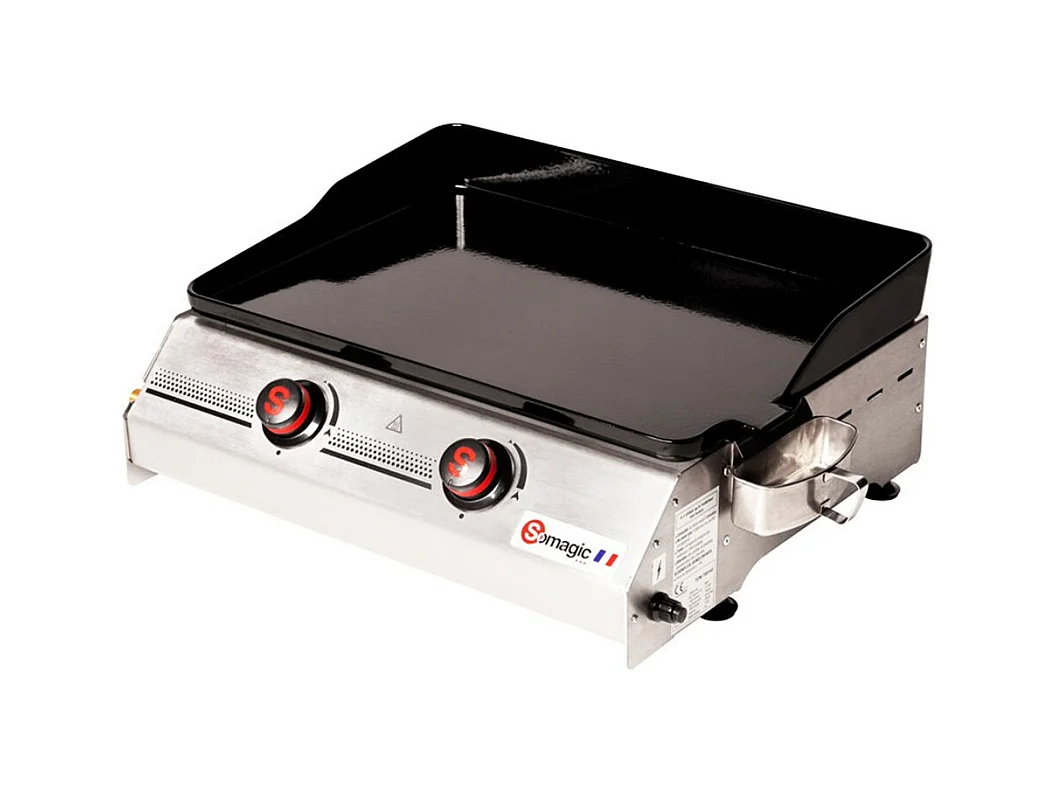 Plancha gaz 2 brûleurs So Premium - 7 kW