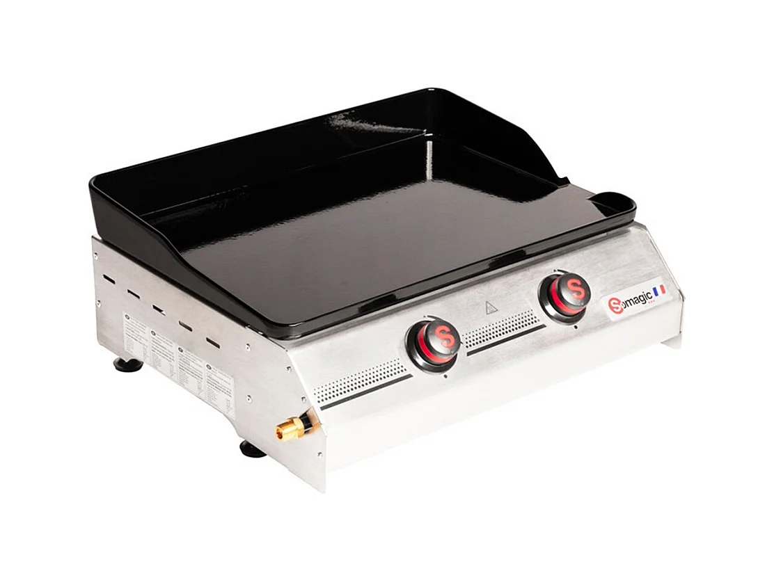 Gas bakplaat SO PREMIUM 2 branders 7kW