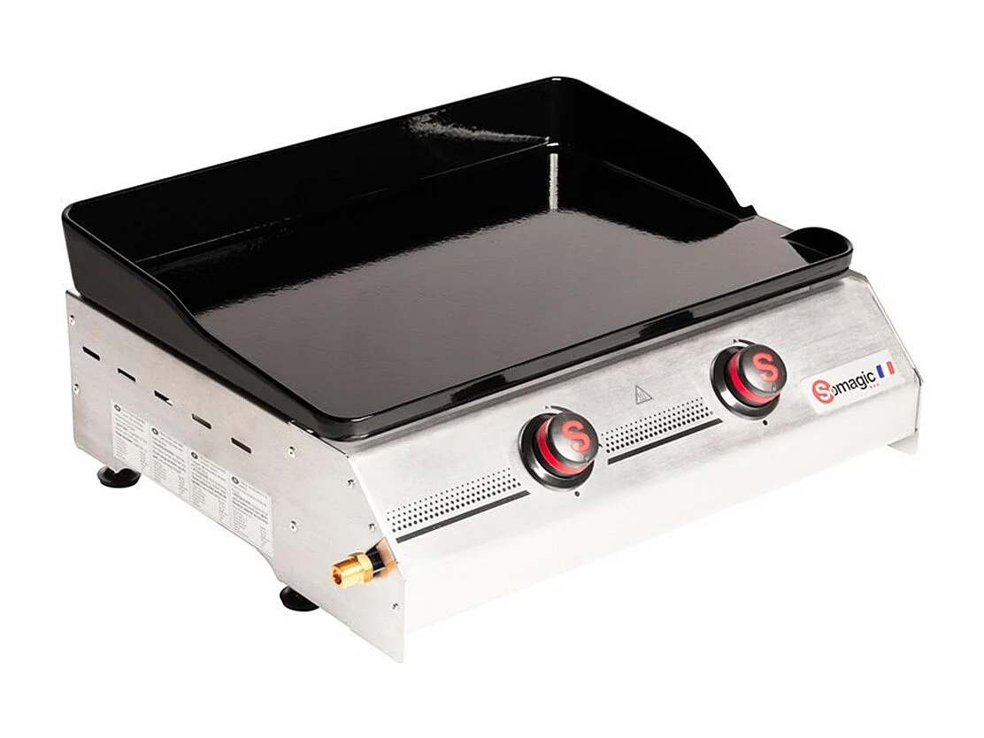 Plancha gaz 2 brûleurs So Premium - 7 kW