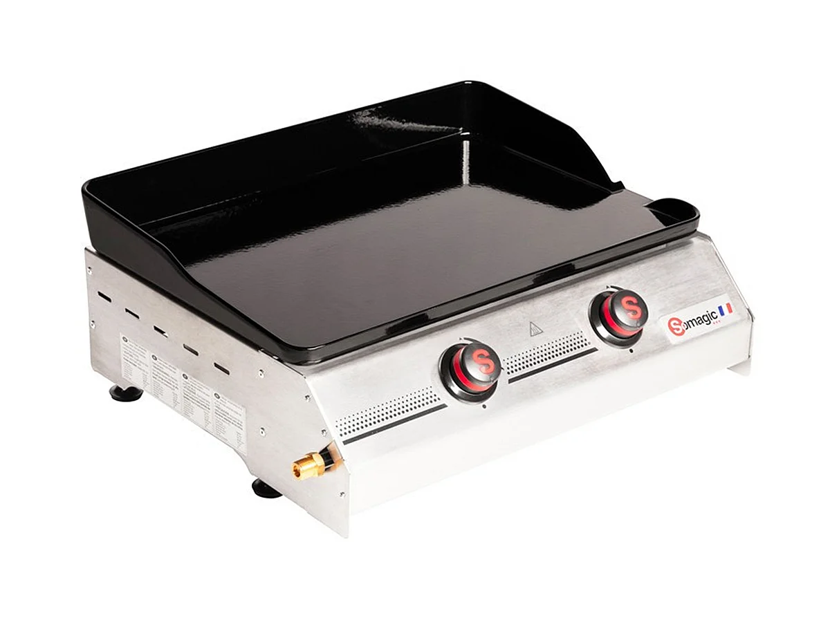 Plancha gaz 2 brûleurs So Premium - Somagic