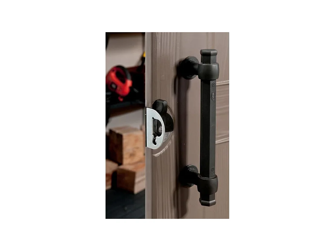 Gerätehaus Factor 86 Beige