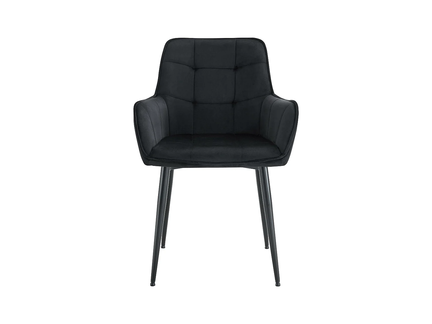 chaise salle à manger - Plastique - Noir - Ferndale