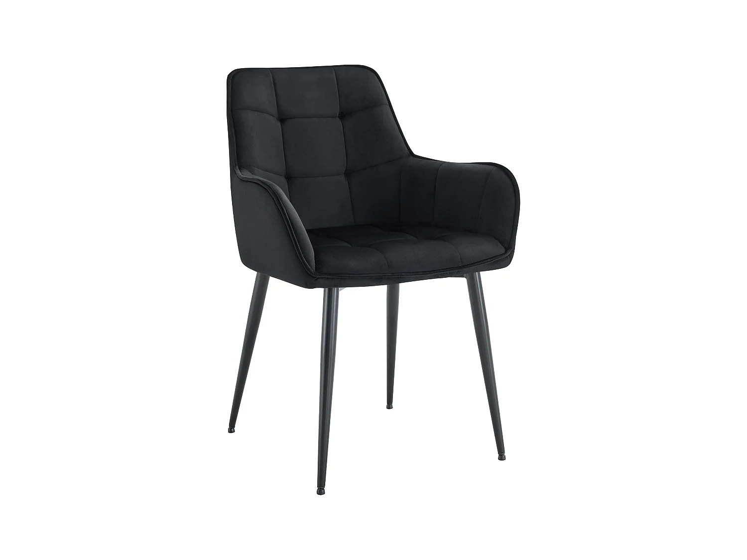 chaise salle à manger - Plastique - Noir - Ferndale