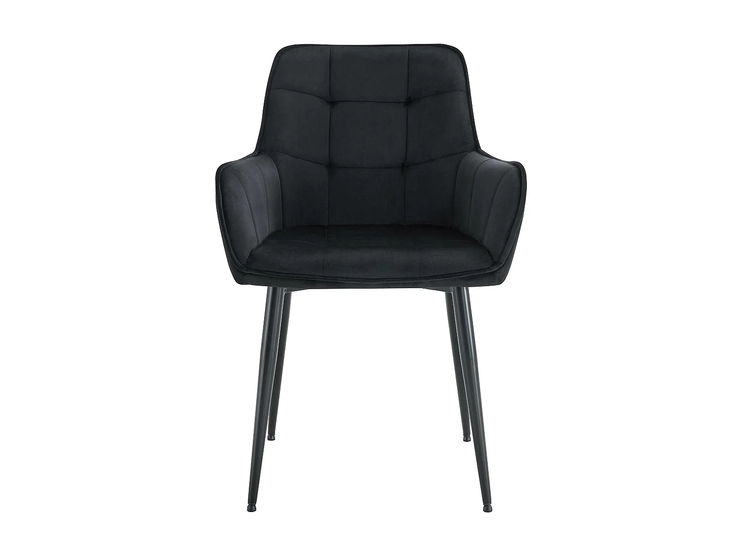 chaise salle à manger - Plastique - Noir - Ferndale