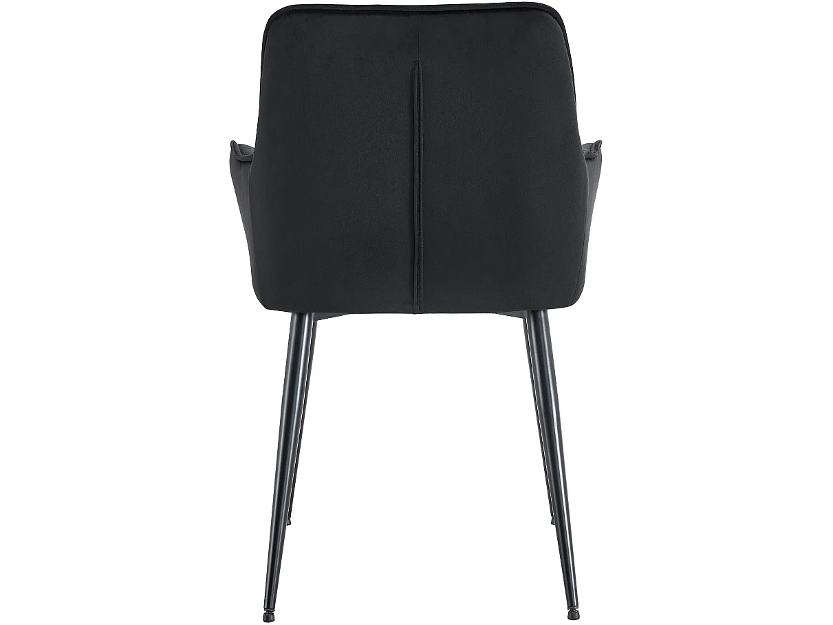 chaise salle à manger - Plastique - Noir - Ferndale