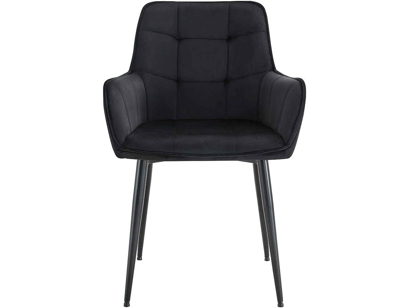 chaise salle à manger - Plastique - Noir - Ferndale