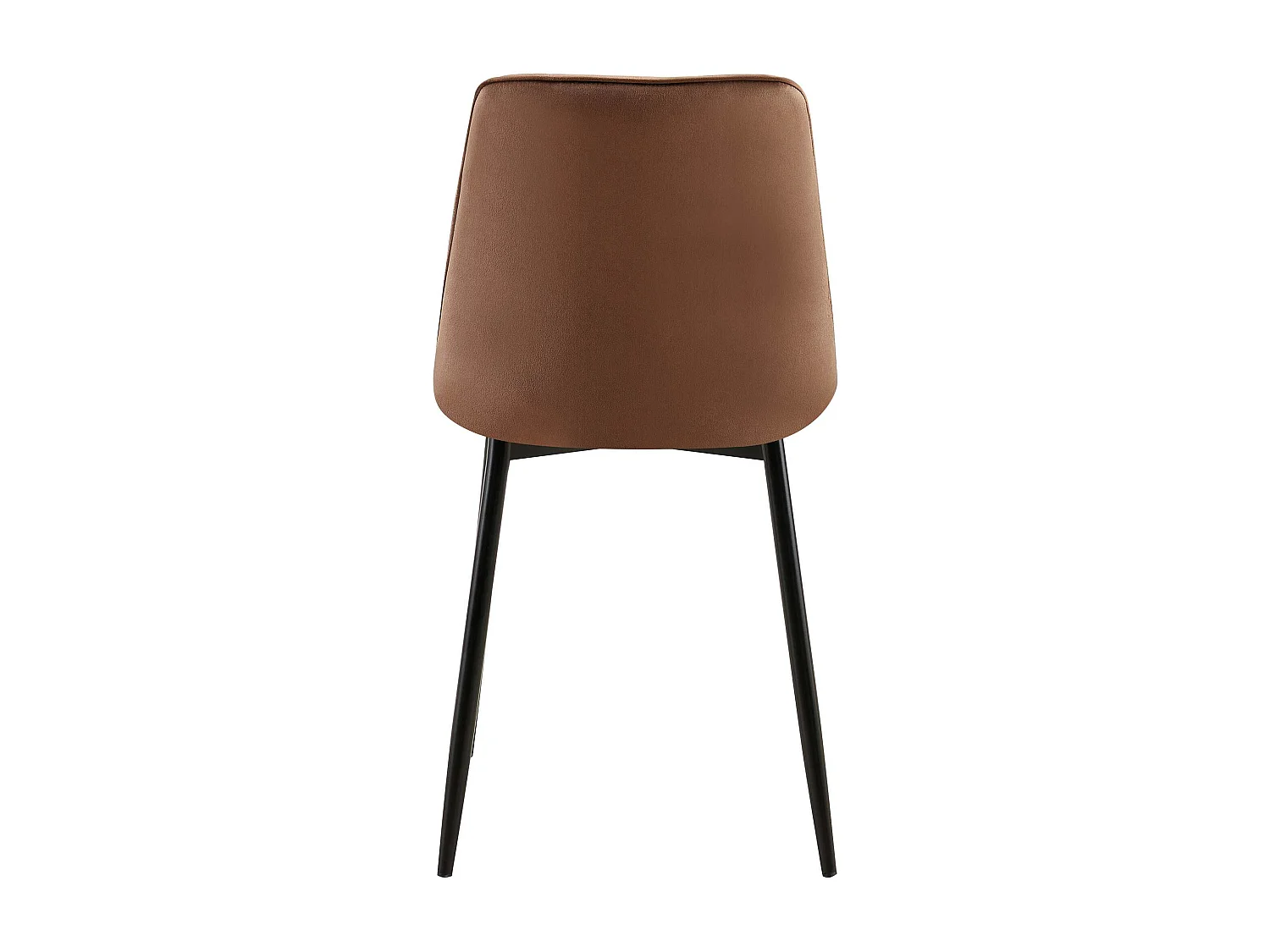 chaise salle à manger - Velours - Marron - Gifford