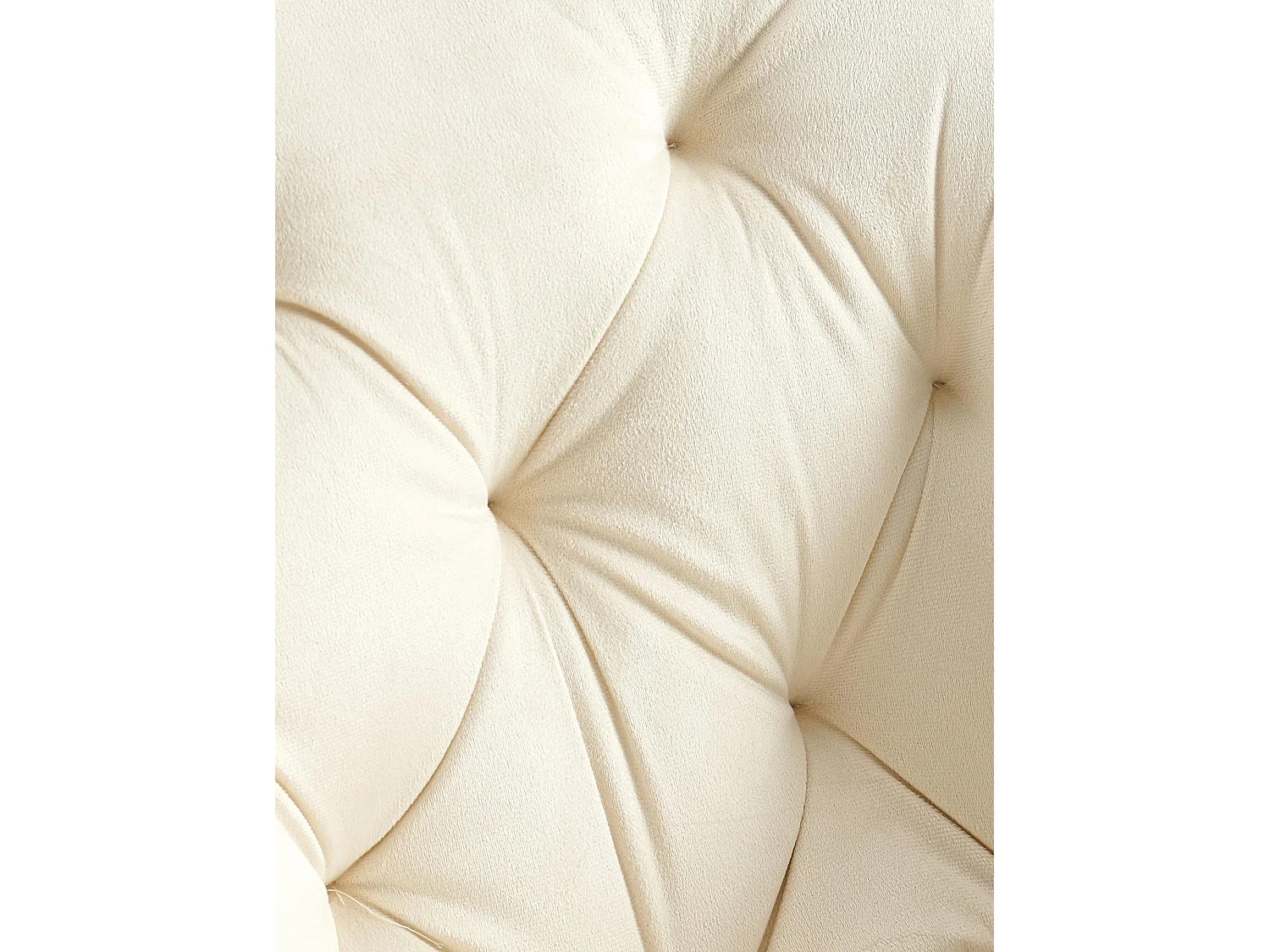 chaises avec accoudoirs - Velours - Crème - Antigo