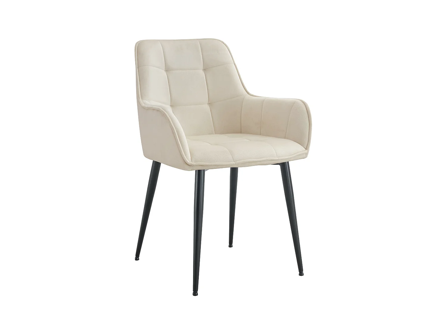 chaise salle à manger - Plastique - Crème - Ferndale