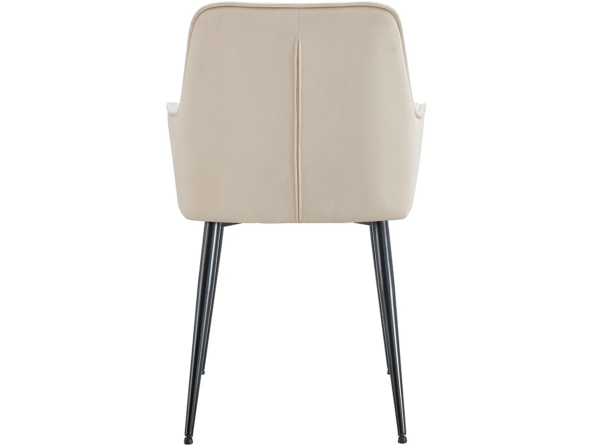 chaise salle à manger - Plastique - Crème - Ferndale