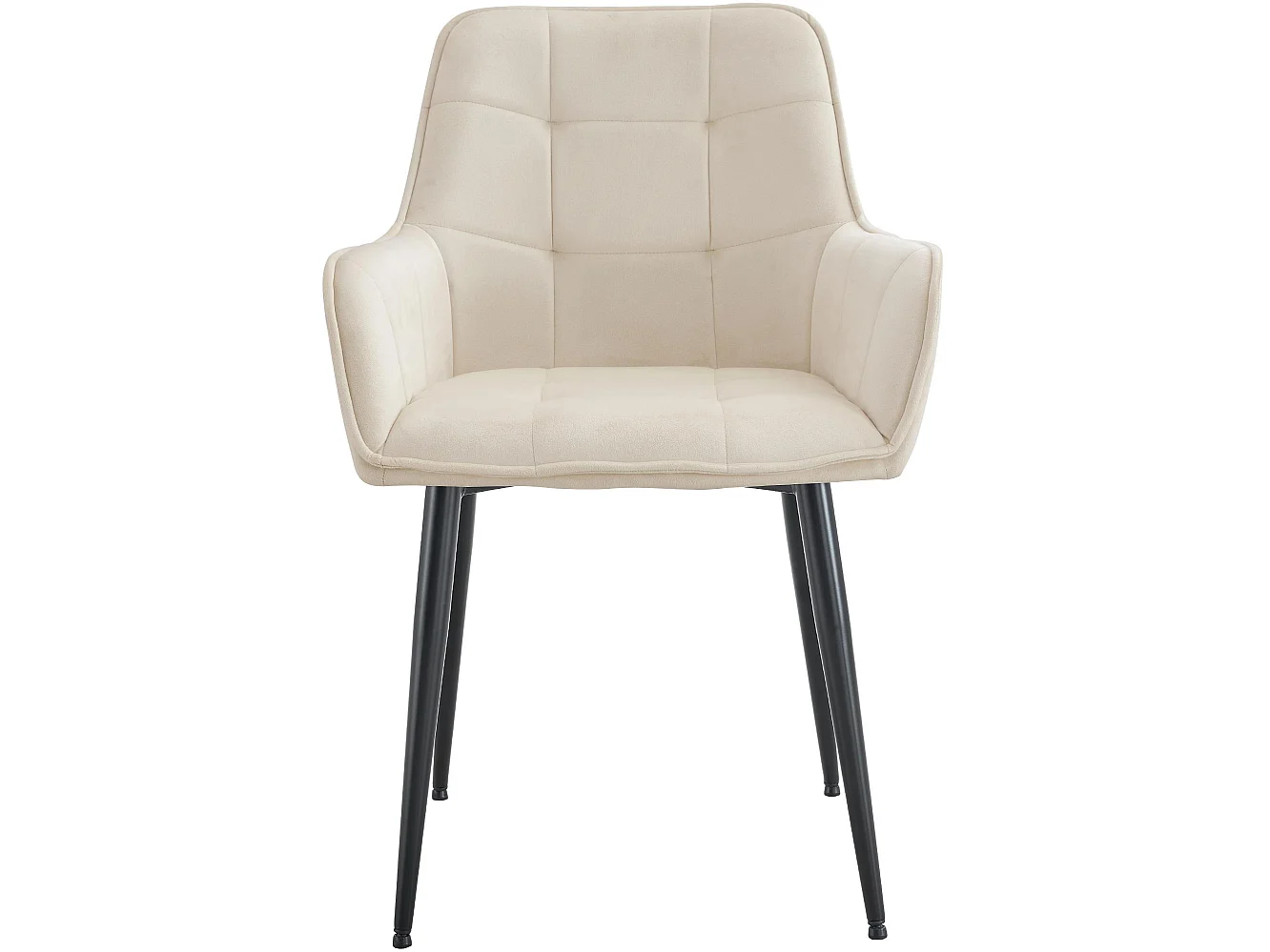chaise salle à manger - Plastique - Crème - Ferndale