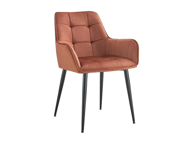 chaise salle à manger - Plastique - Marron - Ferndale