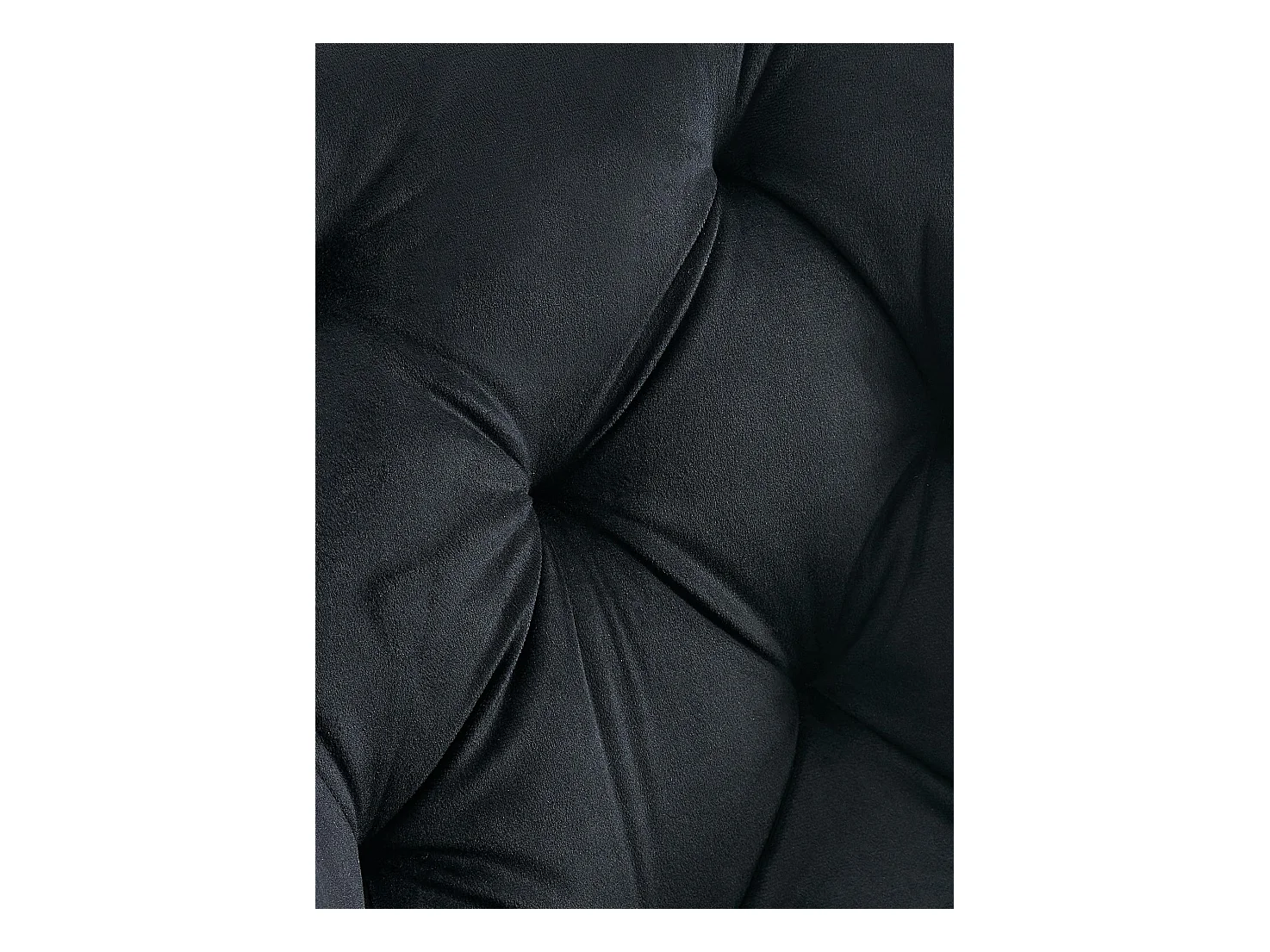 chaises avec accoudoirs - Velours - Noir - Antigo
