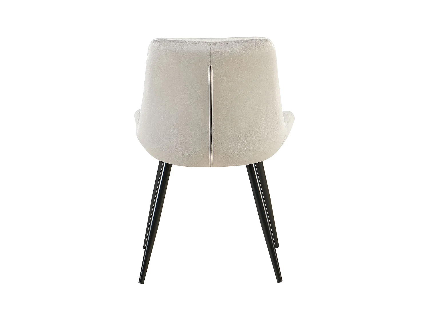 chaise salle à manger - Velours - Gris - Rossford