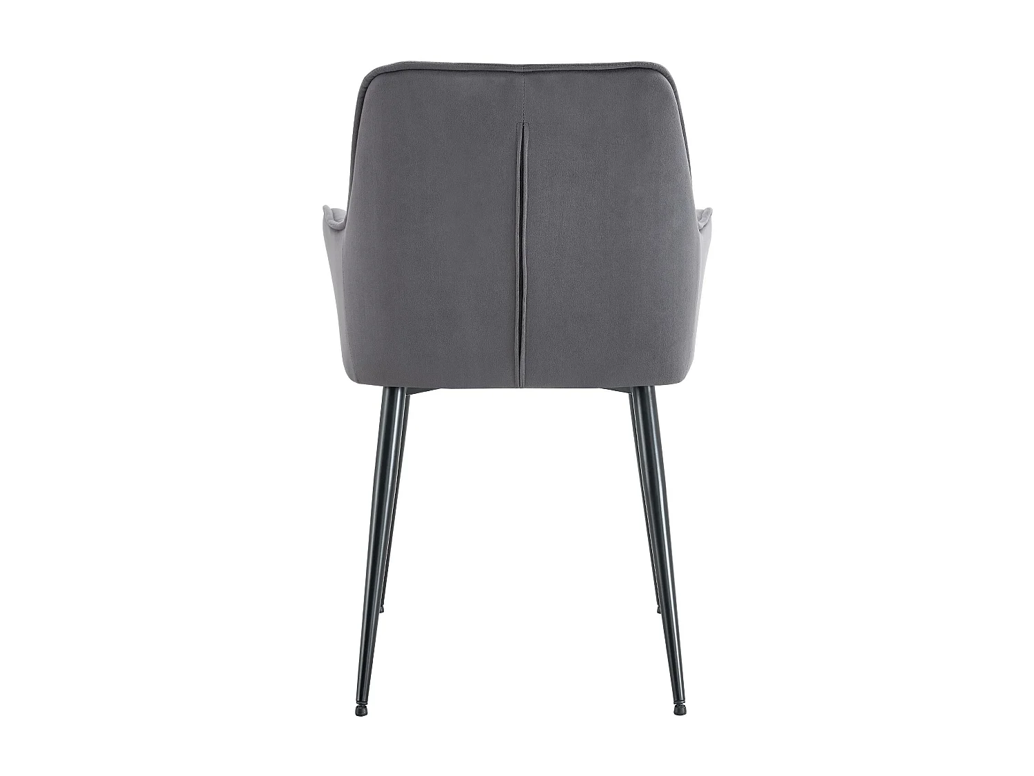 chaise salle à manger - Plastique - Gris foncé - Ferndale