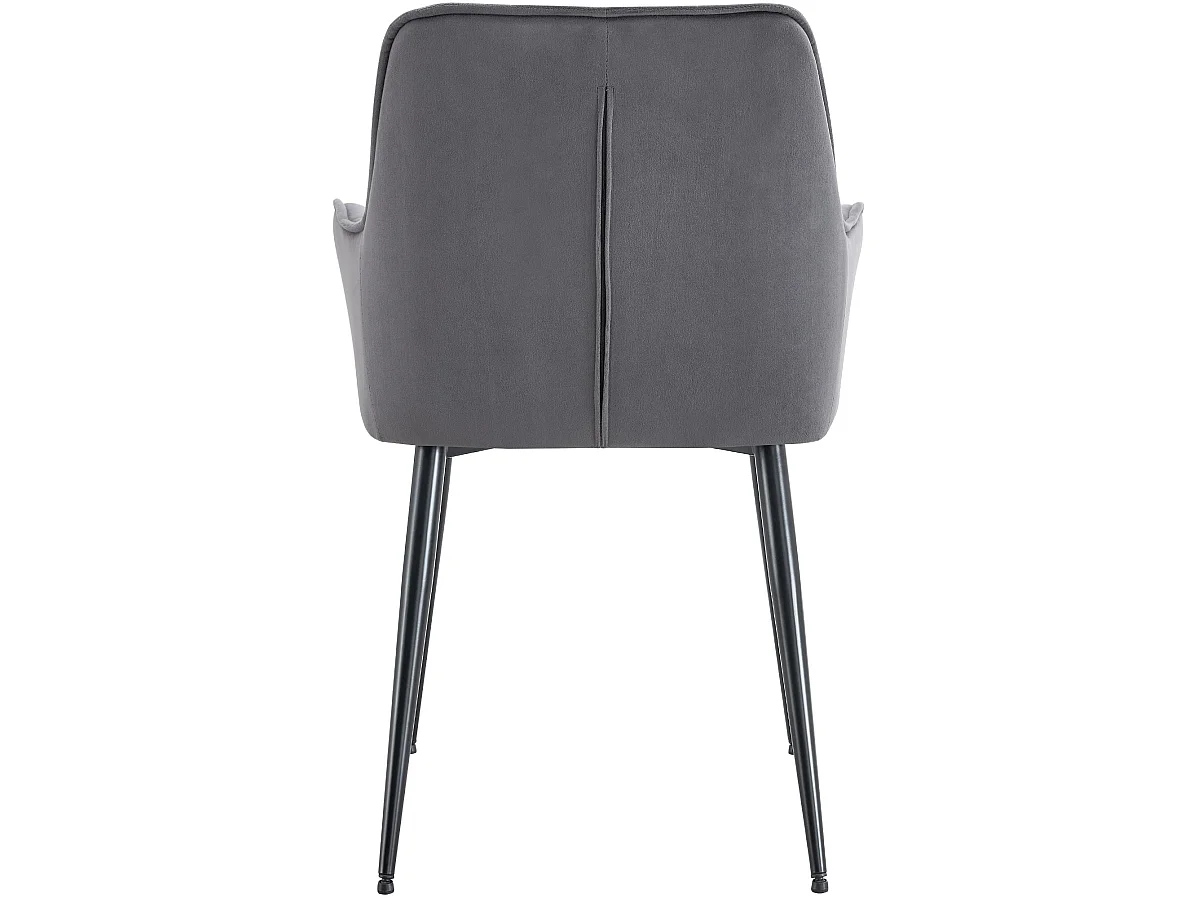chaise salle à manger - Plastique - Gris foncé - Ferndale
