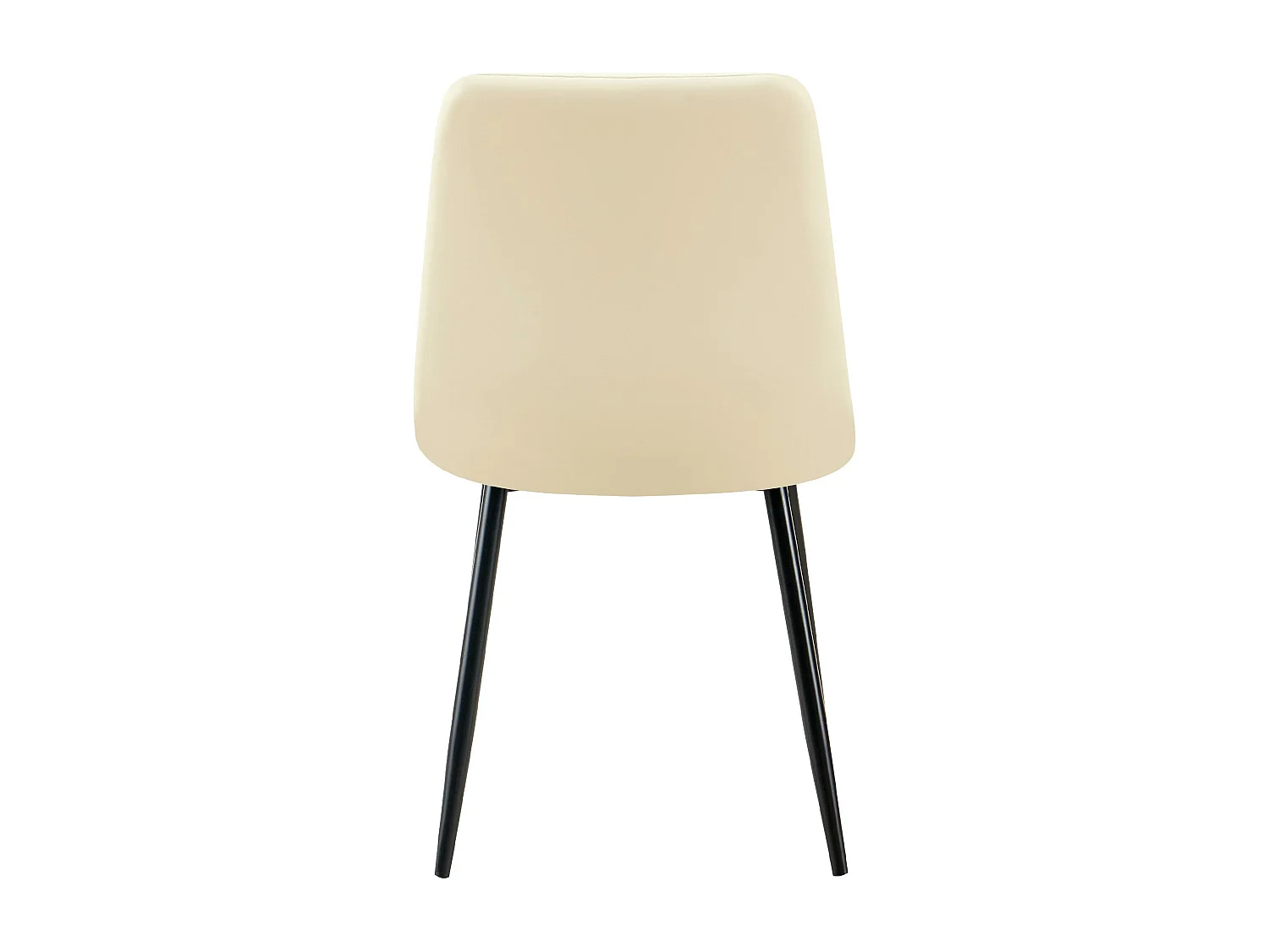 chaise salle à manger - Similicuir - Crème - Antibes