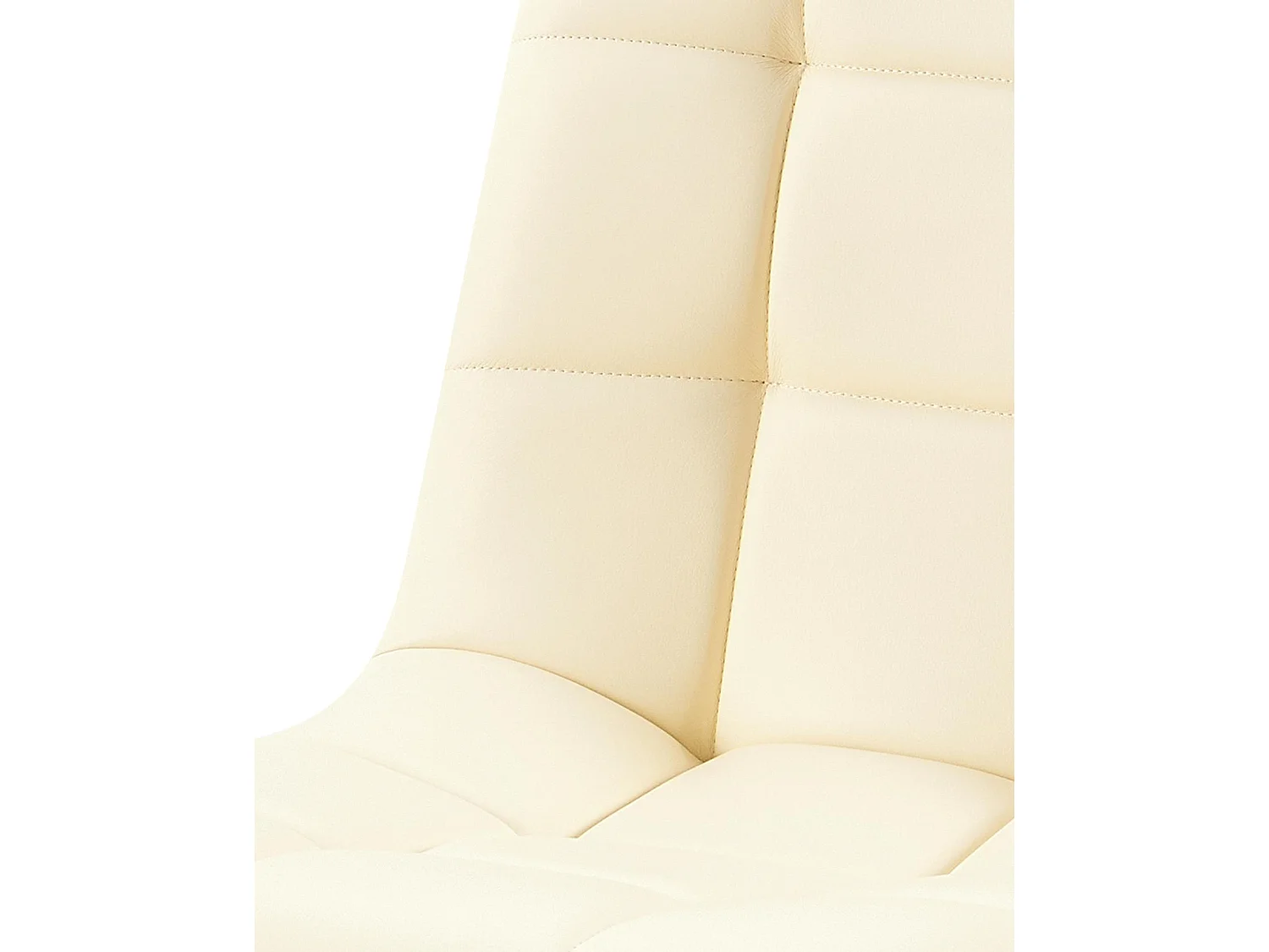 chaise salle à manger - Similicuir - Crème - Antibes