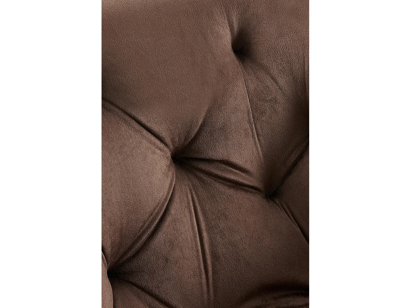 chaises avec accoudoirs - Velours - Marron - Antigo