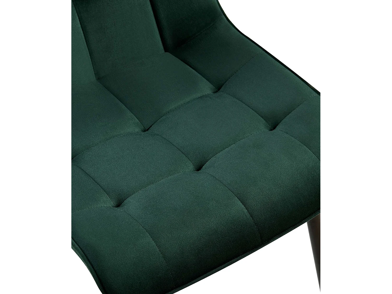 chaise salle à manger - Velours - Vert - Gifford