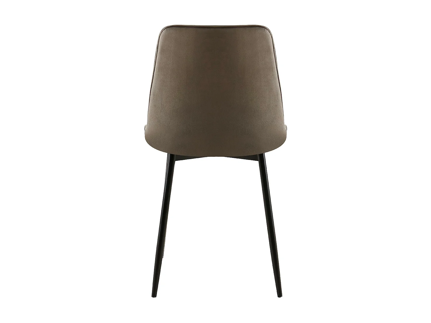 chaise salle à manger - Velours - Anthracite - Gifford