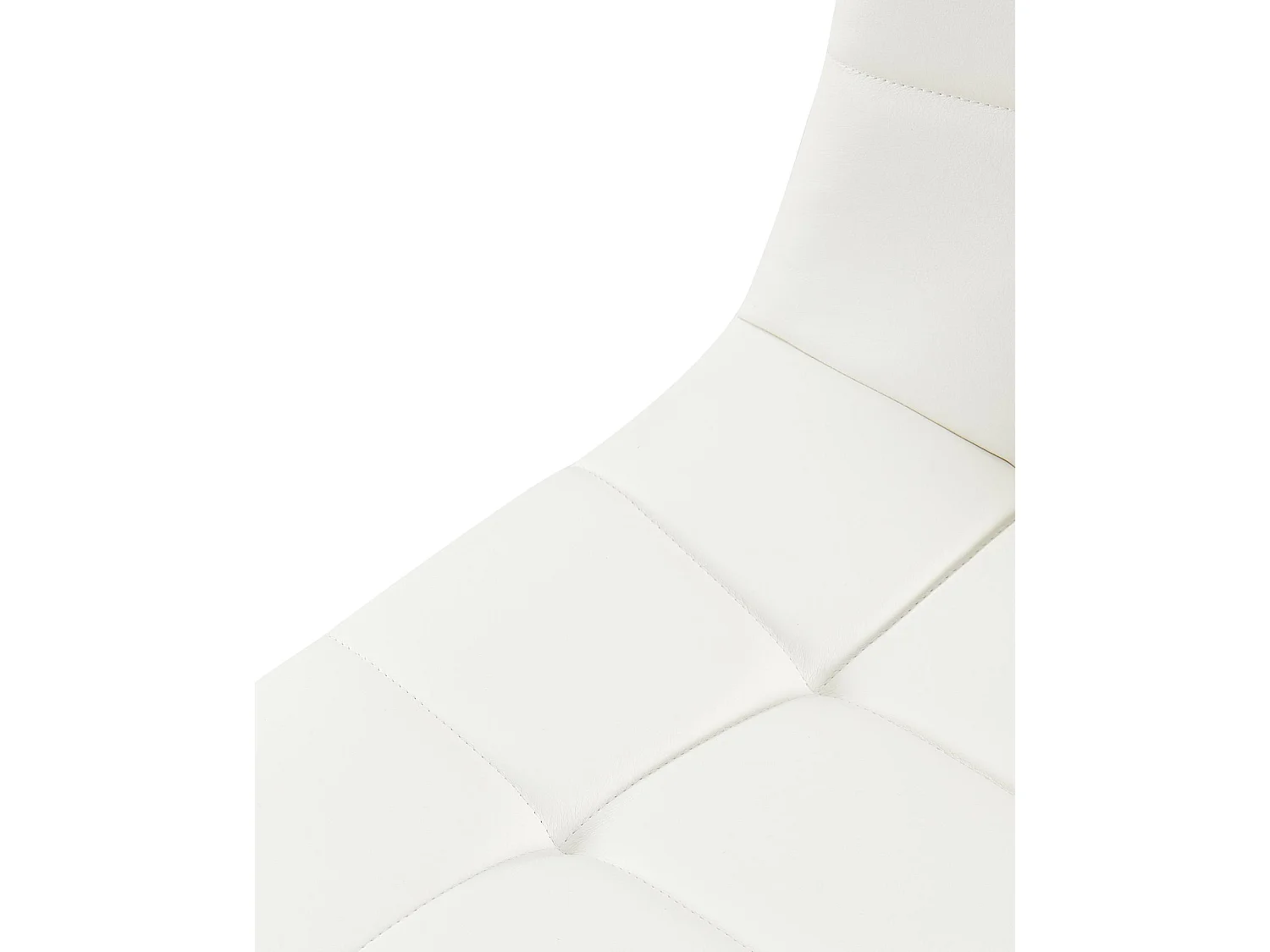 chaise salle à manger - Similicuir - Blanc - Antibes