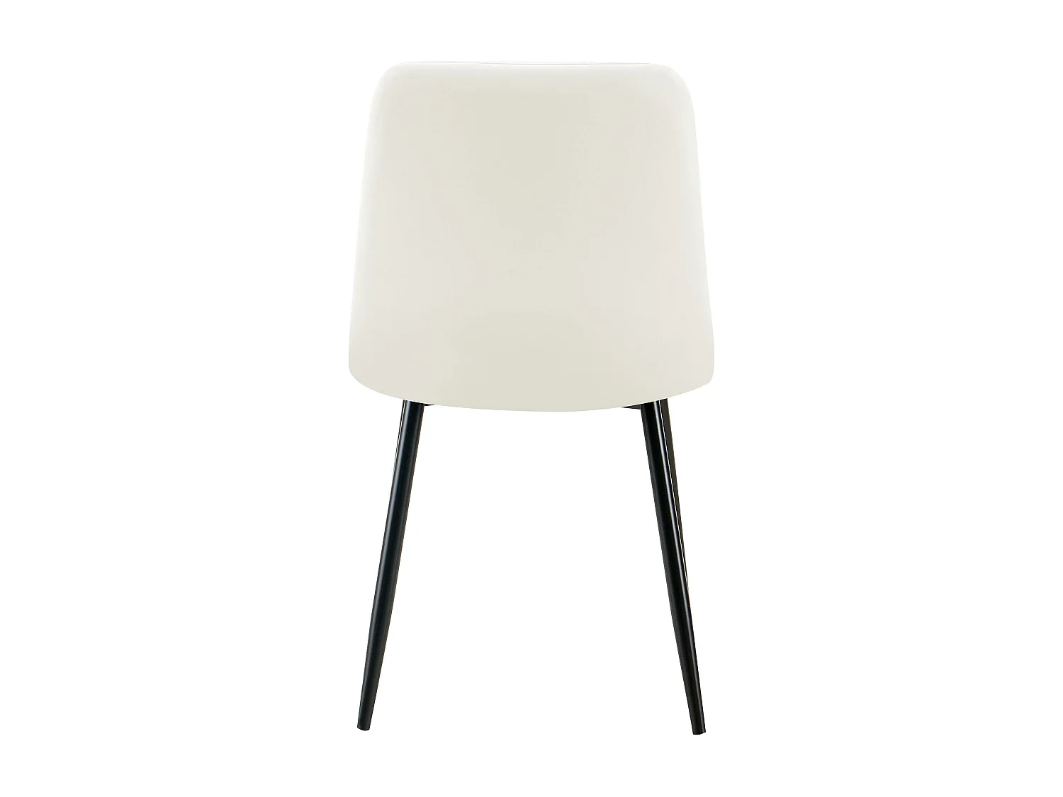 chaise salle à manger - Similicuir - Blanc - Antibes