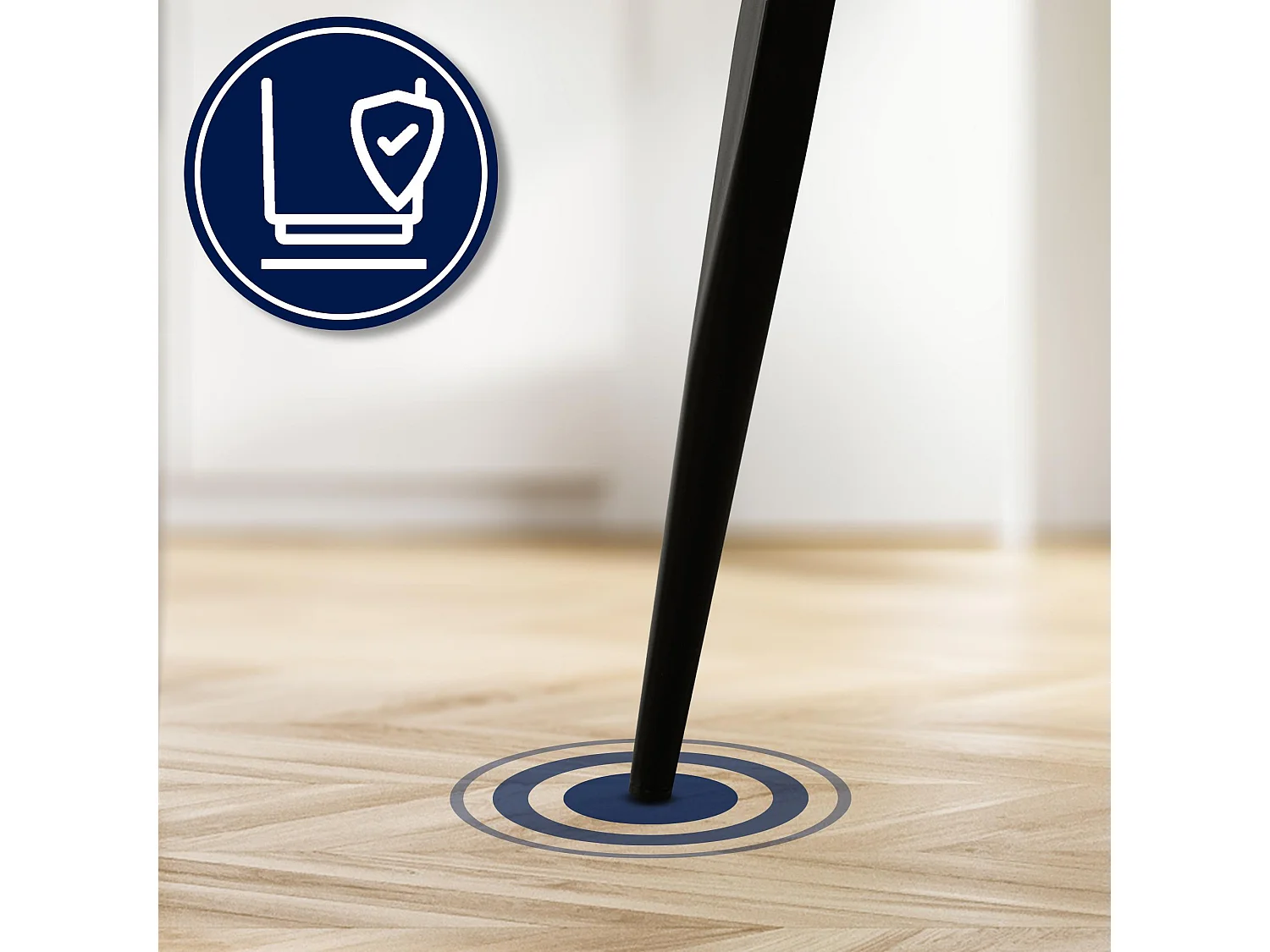 chaises avec accoudoirs - Velours - Gris foncé - Tirana