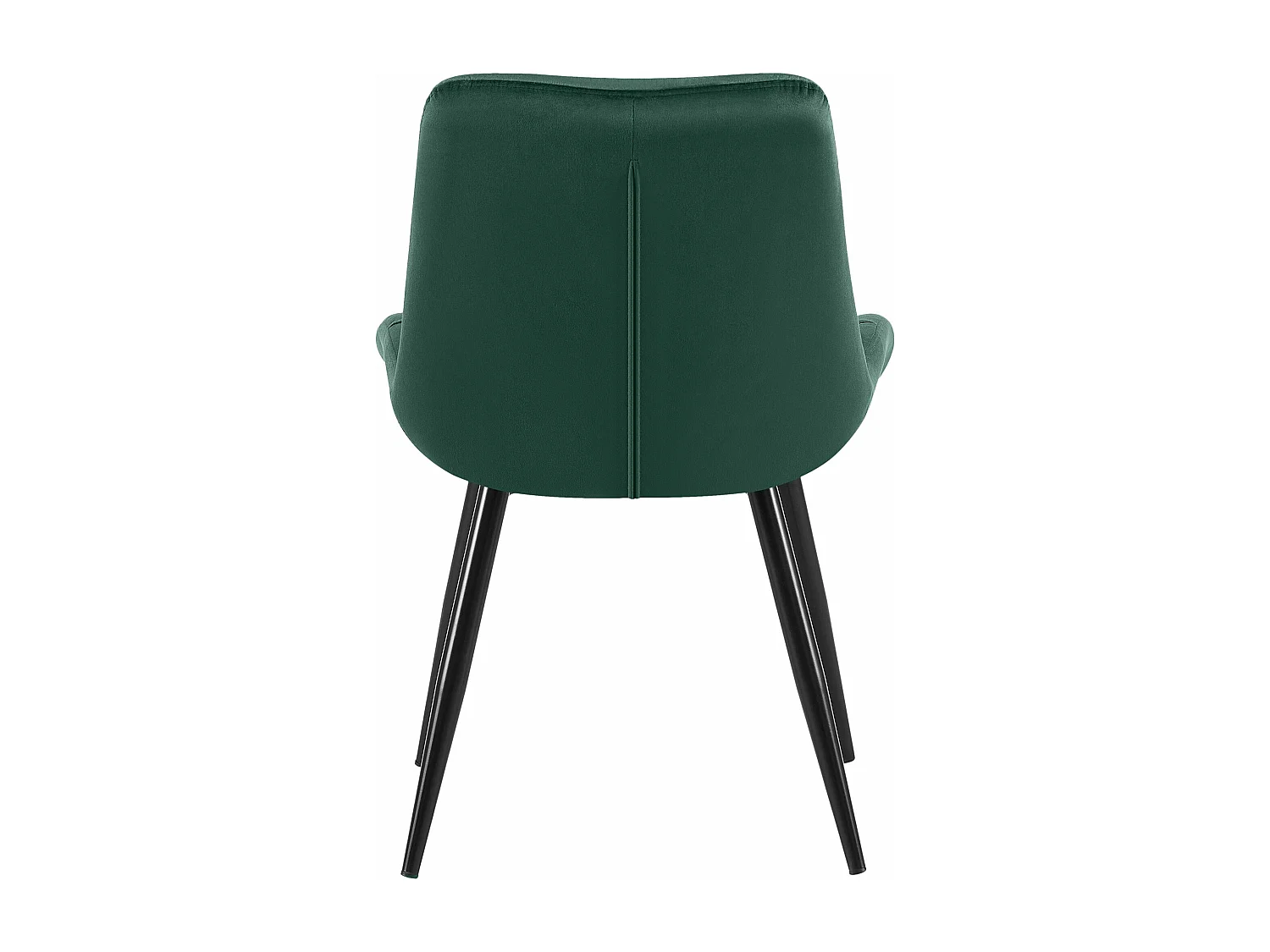 chaise salle à manger - Velours - Vert - Rossford