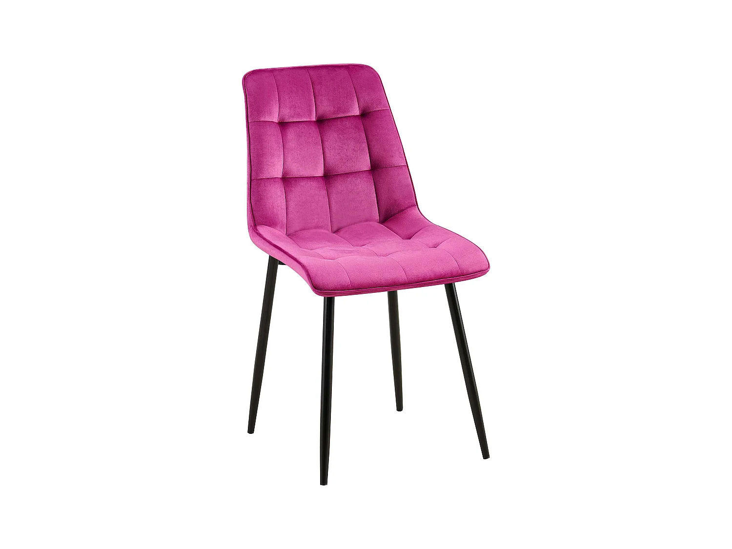 chaise salle à manger - Velours - Violet - Gifford