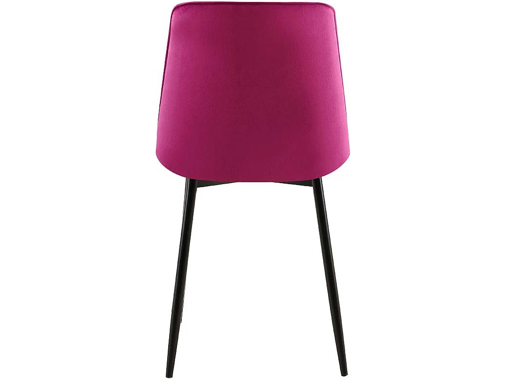 chaise salle à manger - Velours - Violet - Gifford