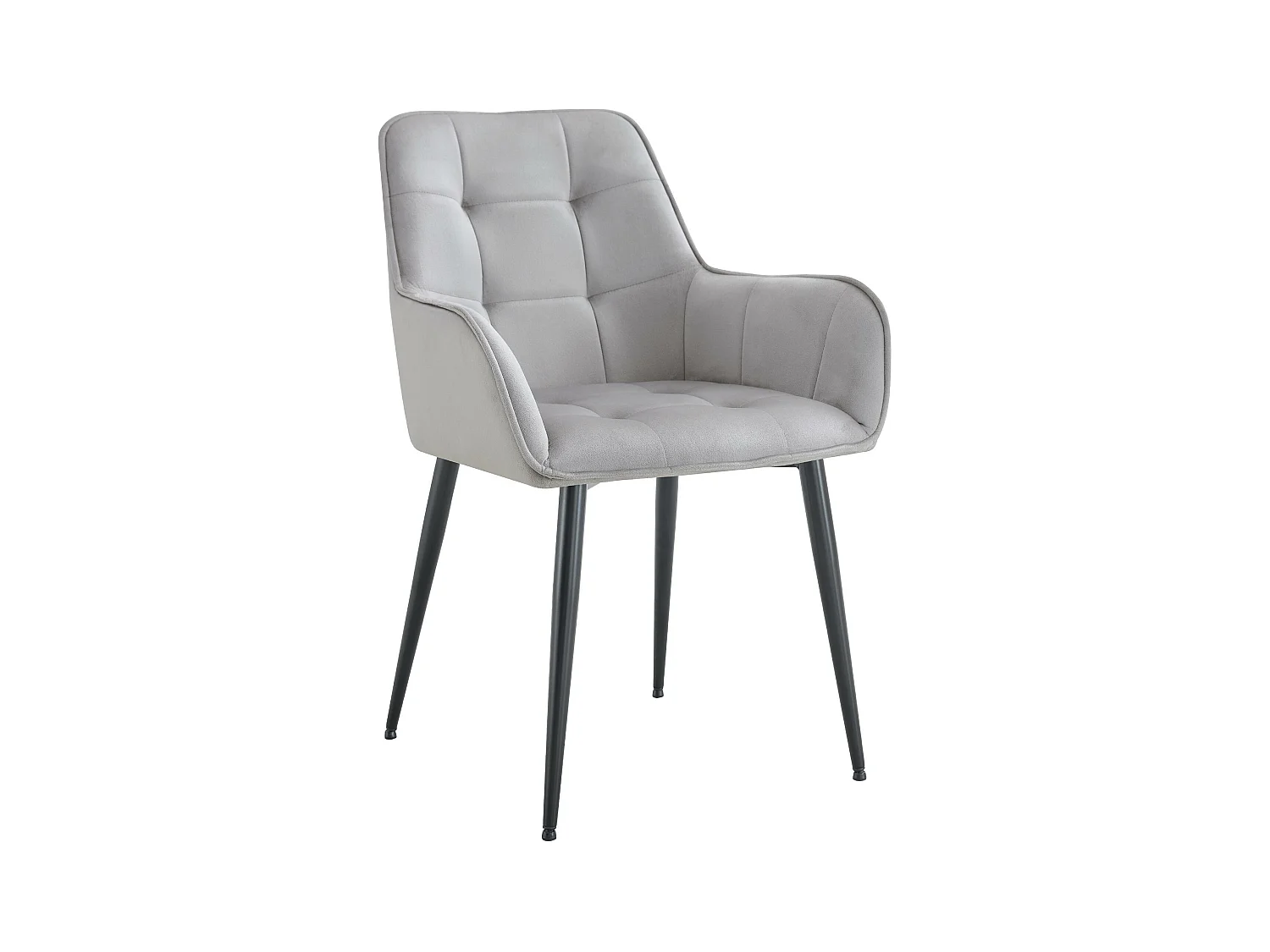 chaise salle à manger - Plastique - Gris clair - Ferndale