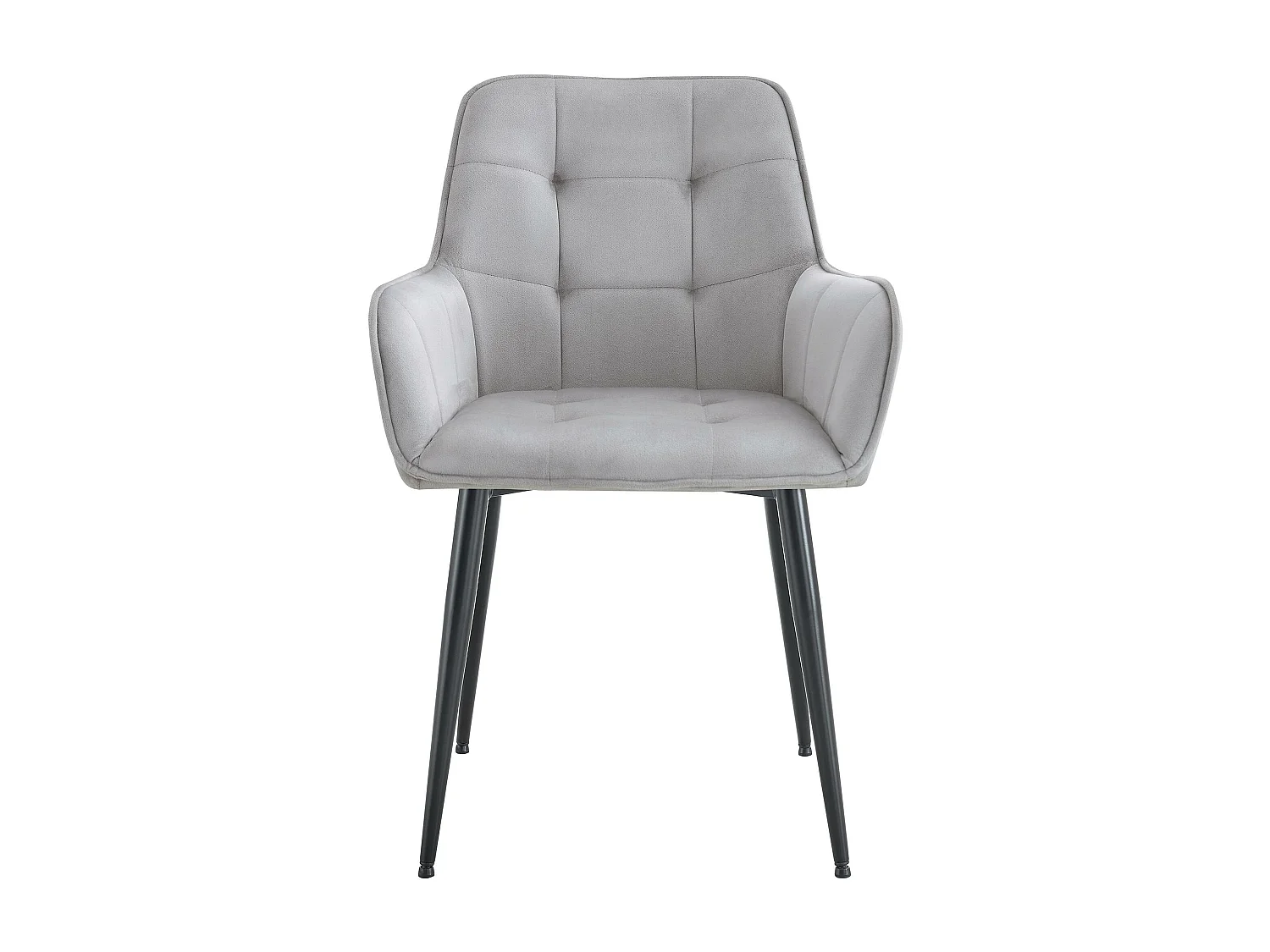 chaise salle à manger - Plastique - Gris clair - Ferndale