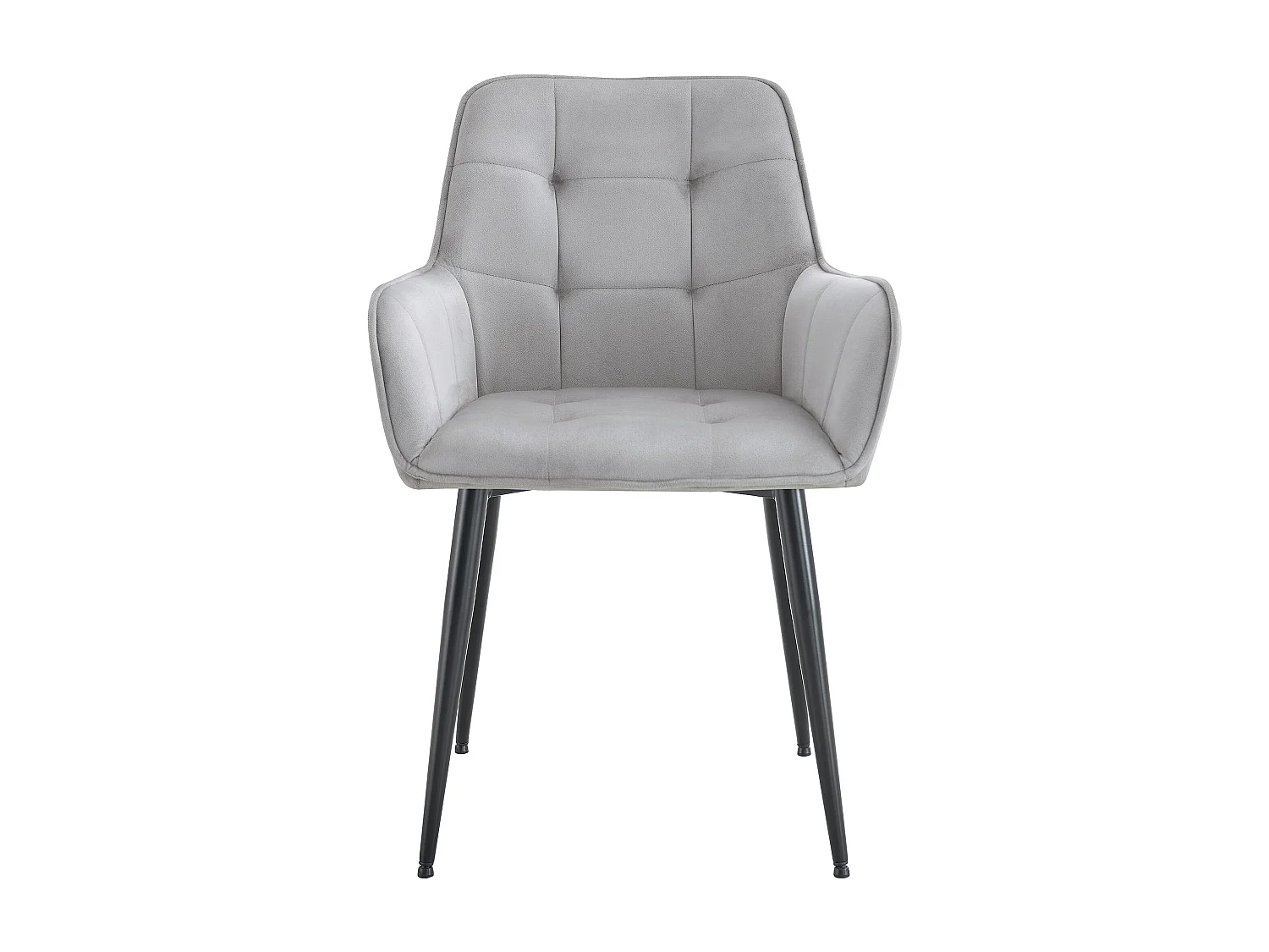 chaise salle à manger - Plastique - Gris clair - Ferndale