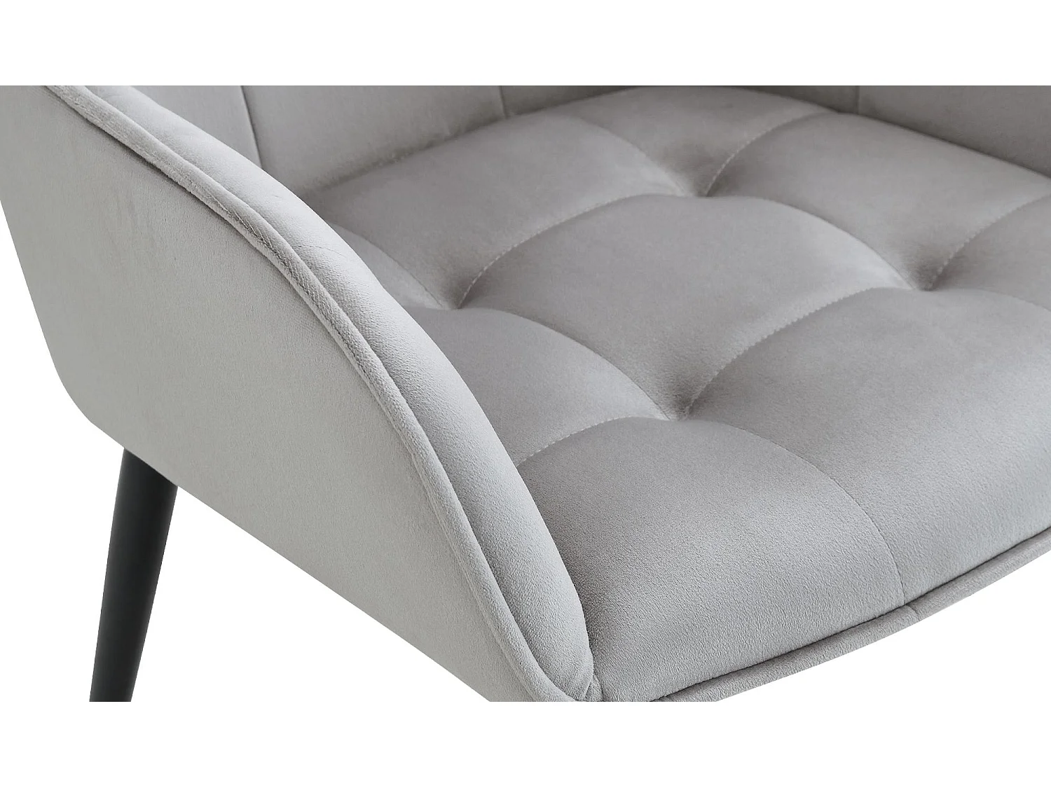 chaise salle à manger - Plastique - Gris clair - Ferndale