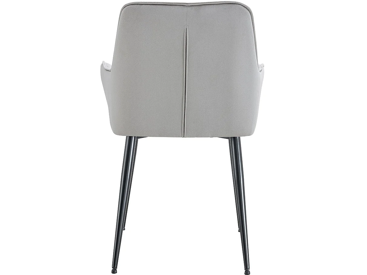 chaise salle à manger - Plastique - Gris clair - Ferndale