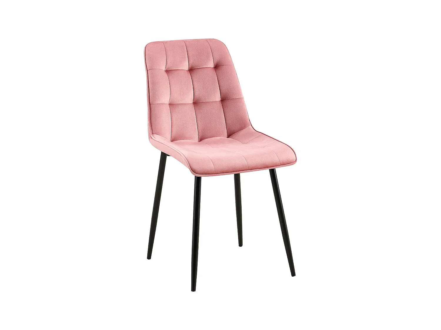 chaise salle à manger - Velours - Rose - Gifford