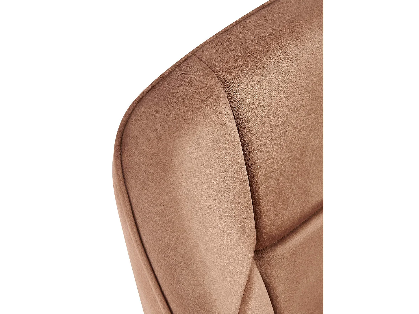 chaises avec accoudoirs - Velours - Marron - Roseville