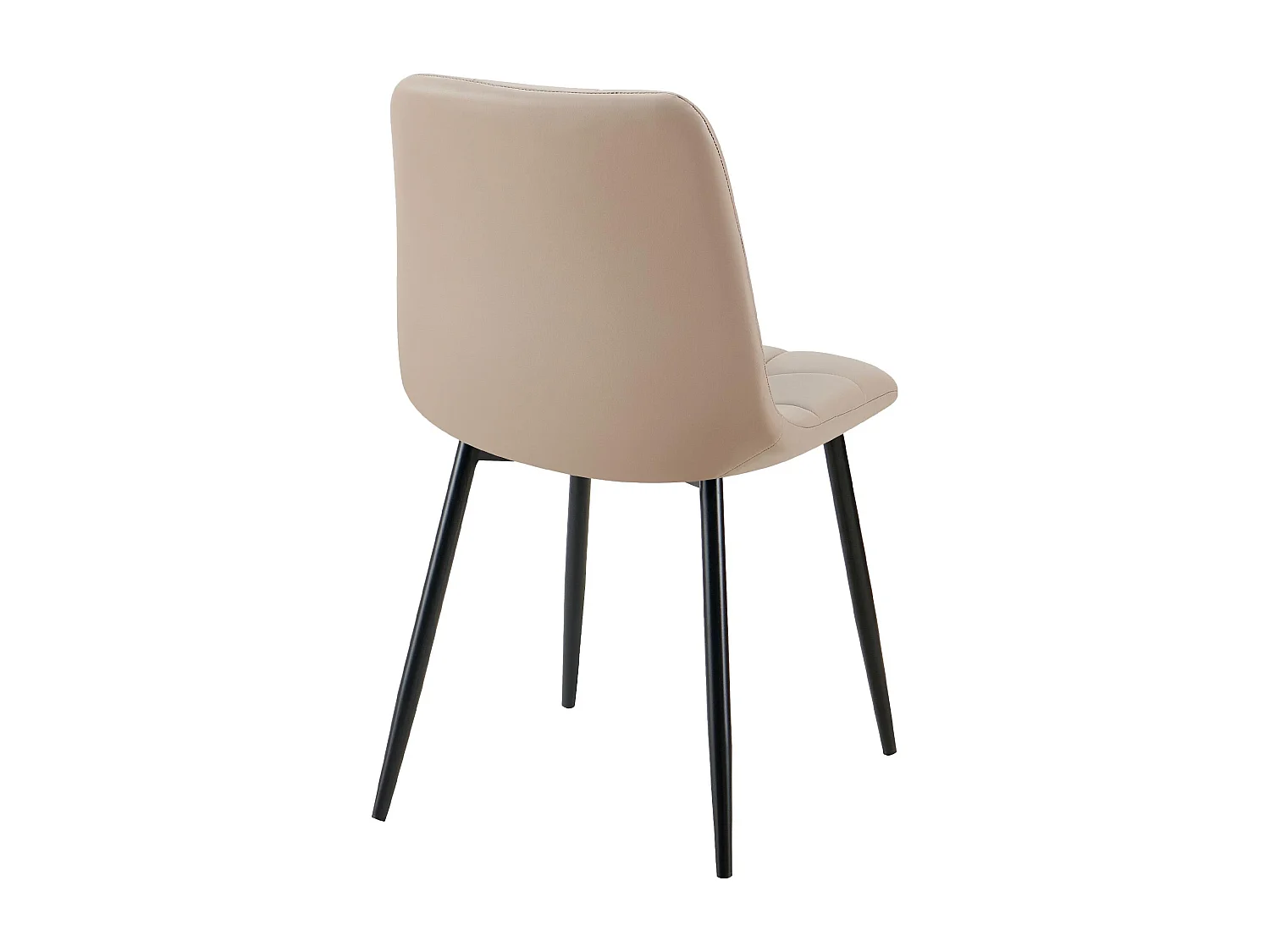 chaise salle à manger - Similicuir - Taupe - Antibes