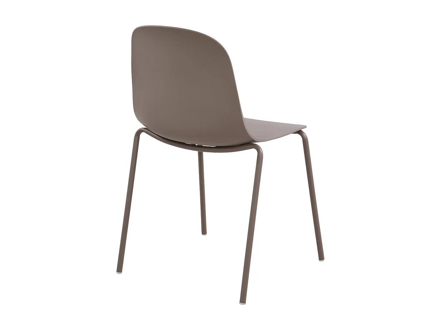 Chaises de jardin - Plastique - Taupe - Hardin