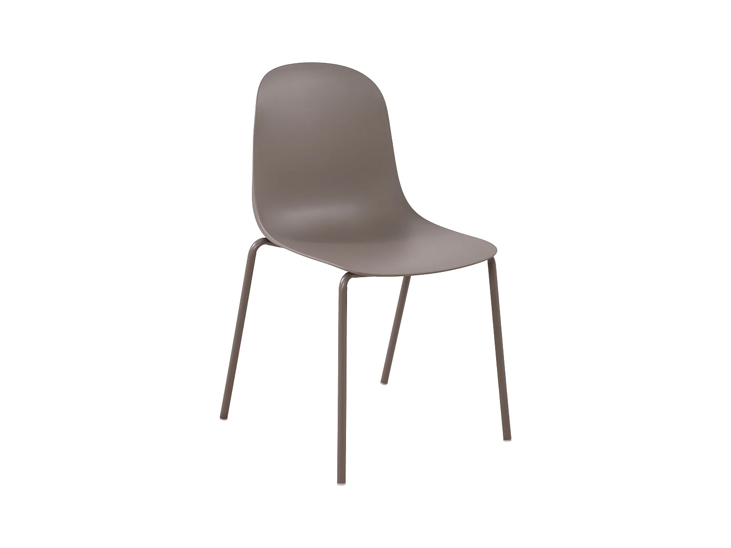 Chaises de jardin - Plastique - Taupe - Hardin