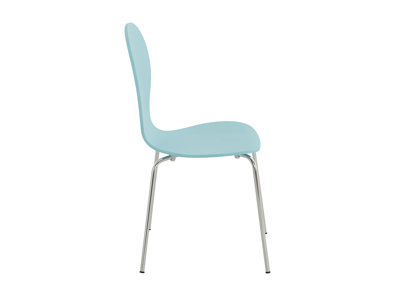 Lot de 16  Chaise de conférence - Bois - Bleu clair - DIEGO