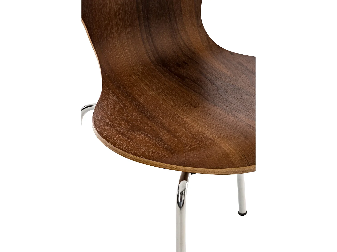 Lot de 16  Chaise de conférence - Bois & Nature - Noyer - DIEGO