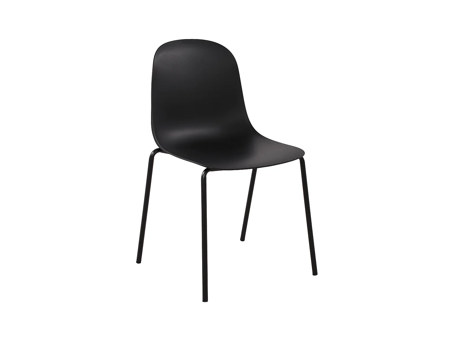 Chaises de jardin - Plastique - Noir - Hardin